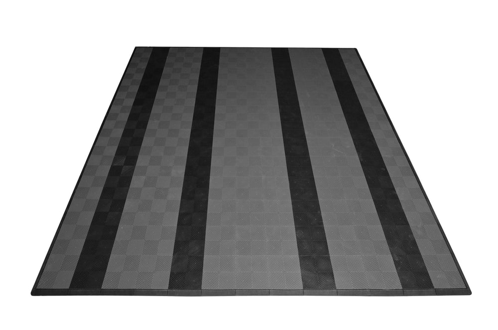 Grey with Black Stripes