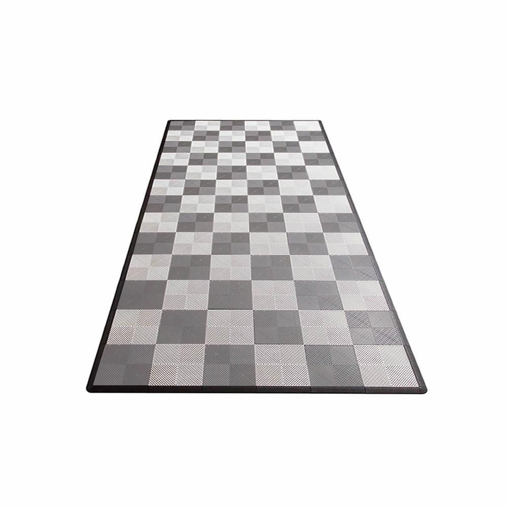 Grey and Silver Checkered