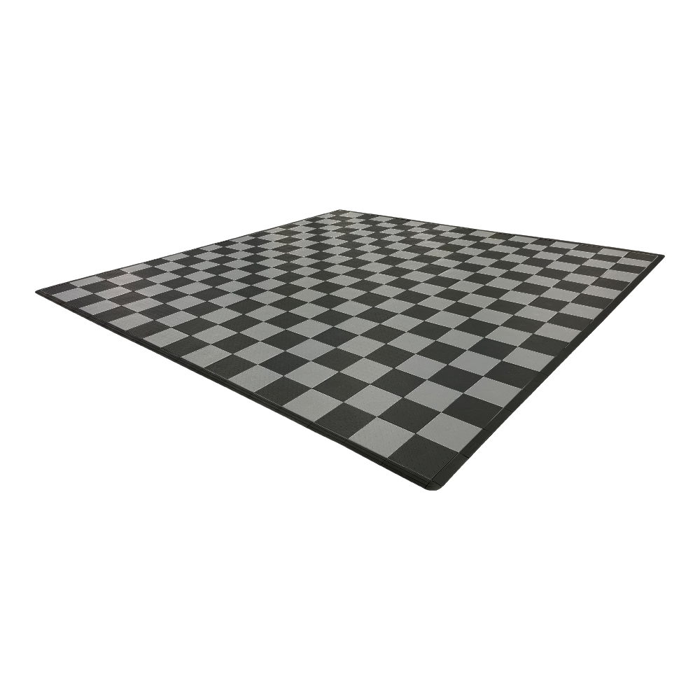 Black and Grey Checkered