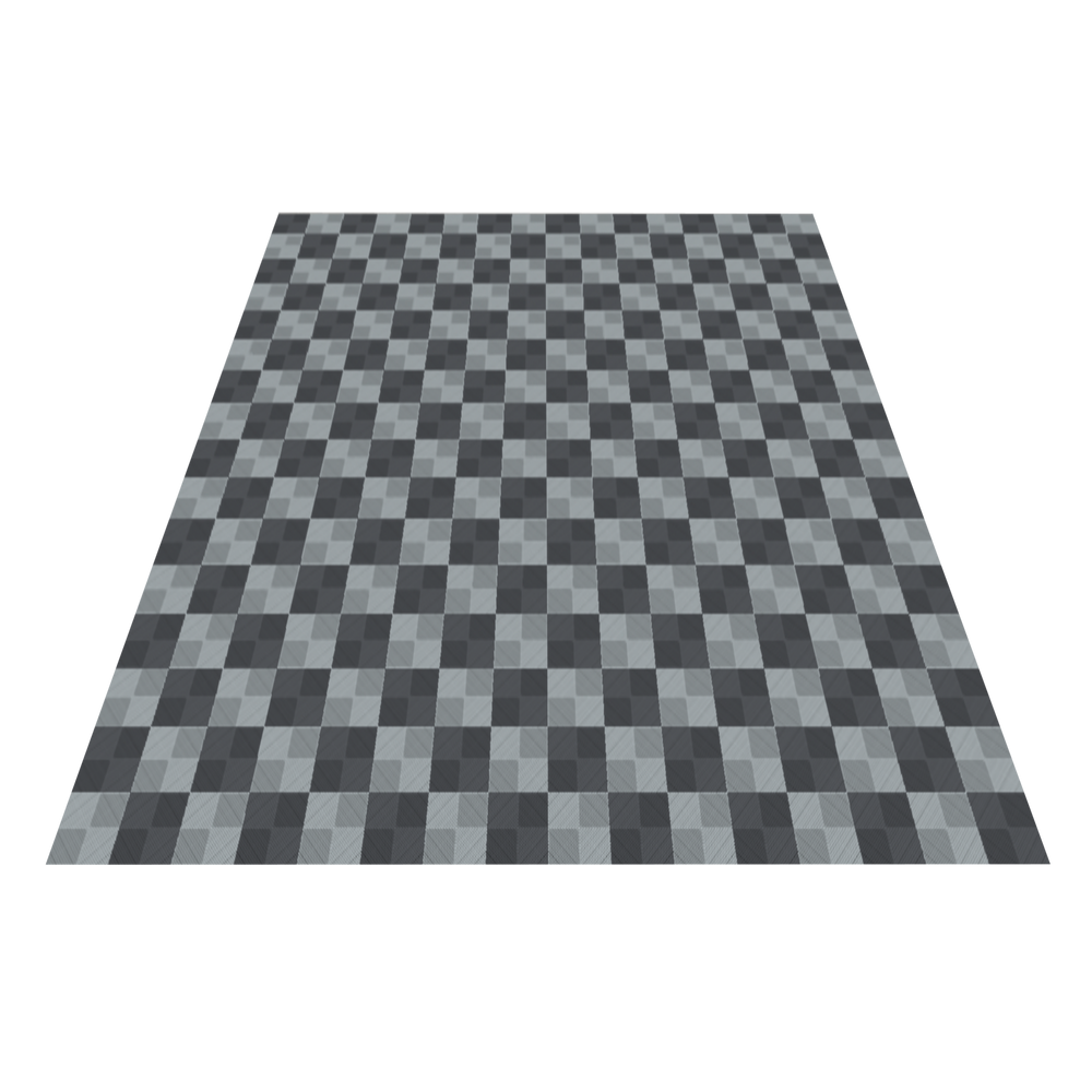 Grey and Silver Checkered