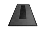 Motorcycle Mat Kit - Grey with Black Stripe smooth